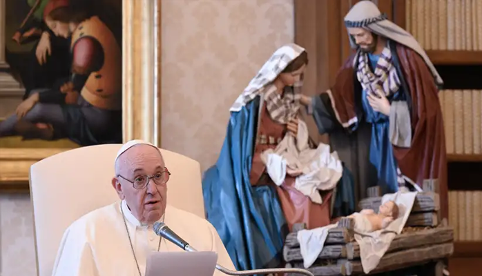 Papa Francisco invita a contemplar en el Adviento a la Virgen María y San José